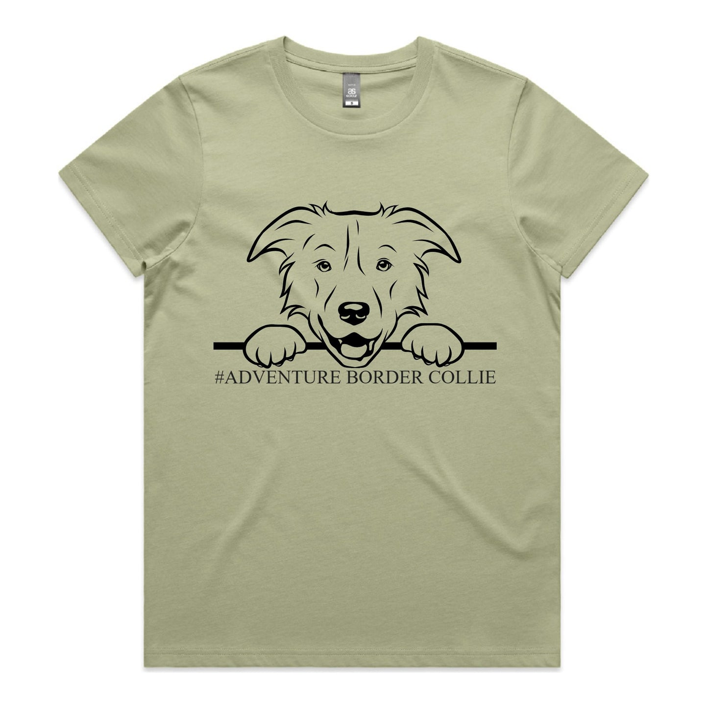 #ADVENTURE BORDER COLLIE Womens Shirt