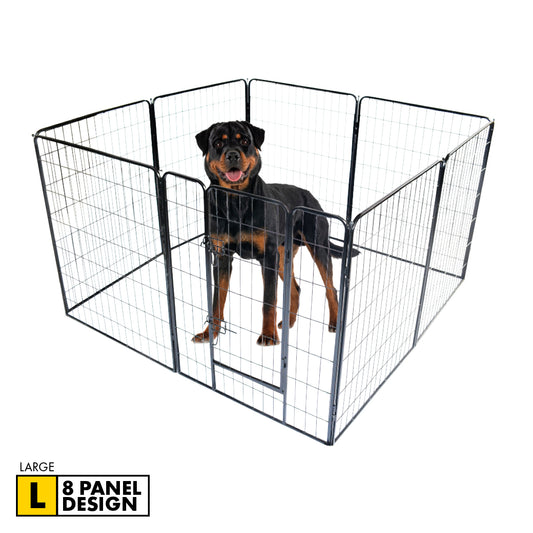 8 Panel Metal Playpen (80cm x 100cm)