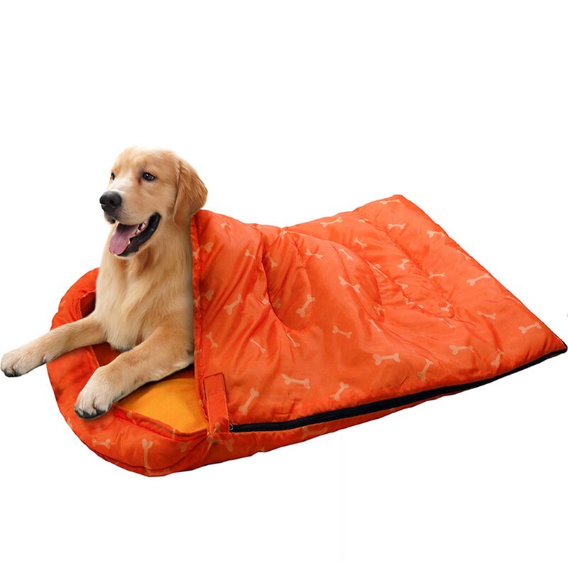 Bone Pattern Dog Sleeping Bag