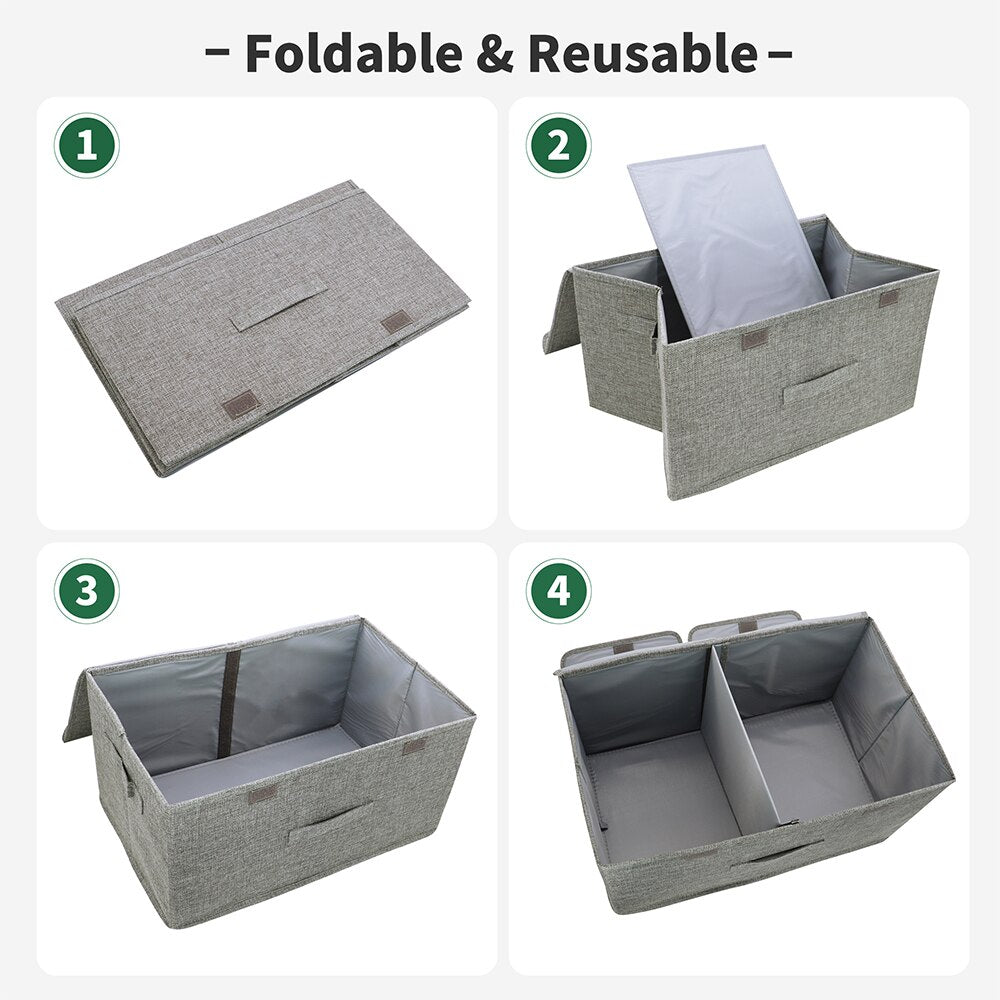 Custom Collapsible Canvas Storage Bin