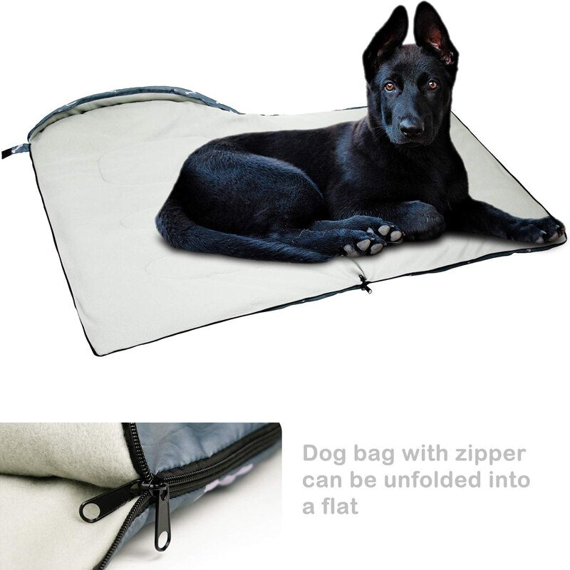 Bone Pattern Dog Sleeping Bag