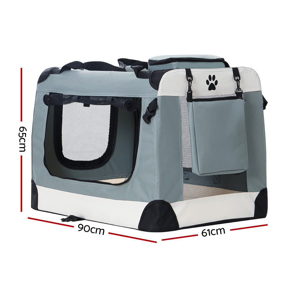 Soft Travel Crate - 2XL, Blue