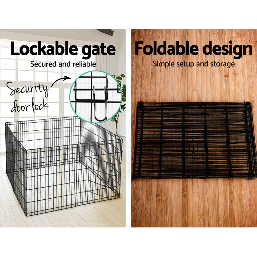 8 Panel Wire Playpen - 30"