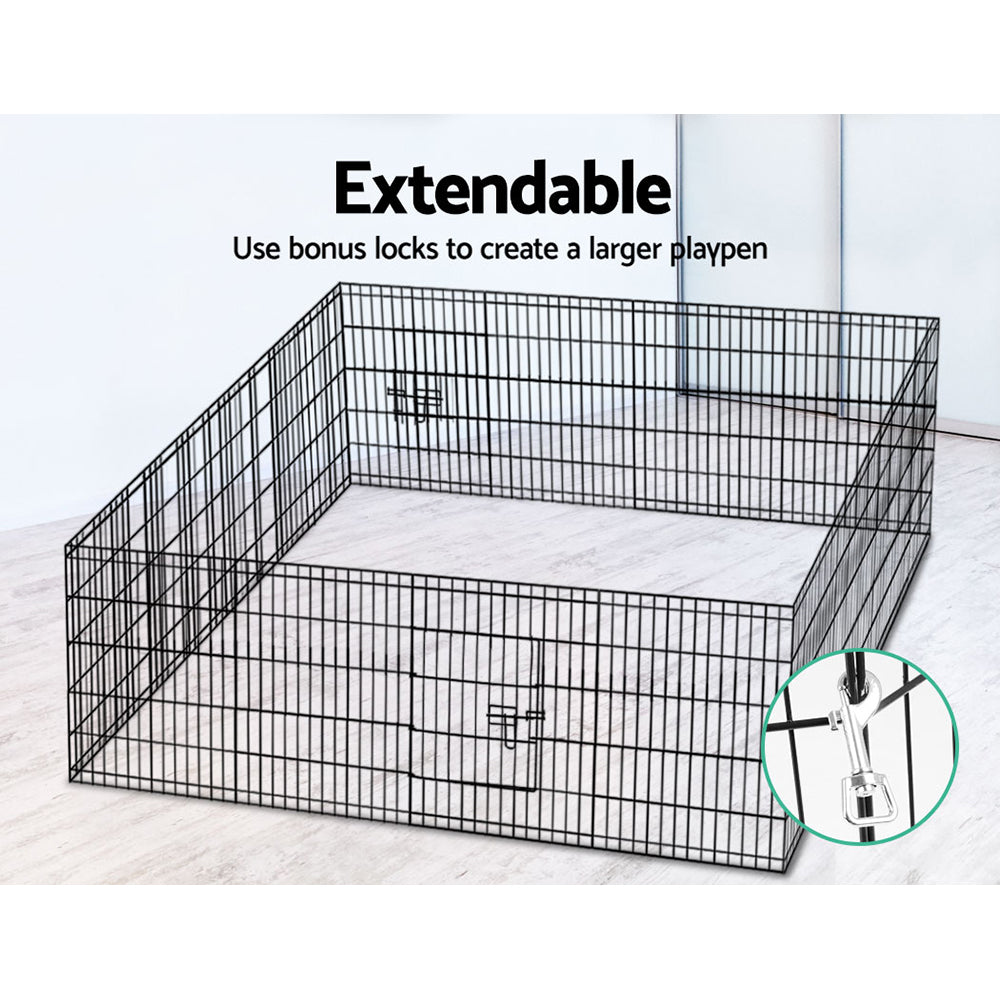 8 Panel Wire Playpen - 30"