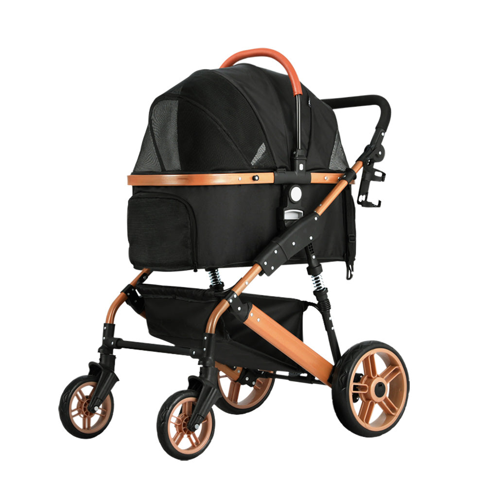 i.Pet Stroller with Removable Carrier (Up to 50Kg)