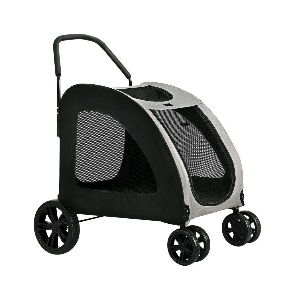 I. Pet Foldable Stroller 4 Wheels (Up to 50Kg)