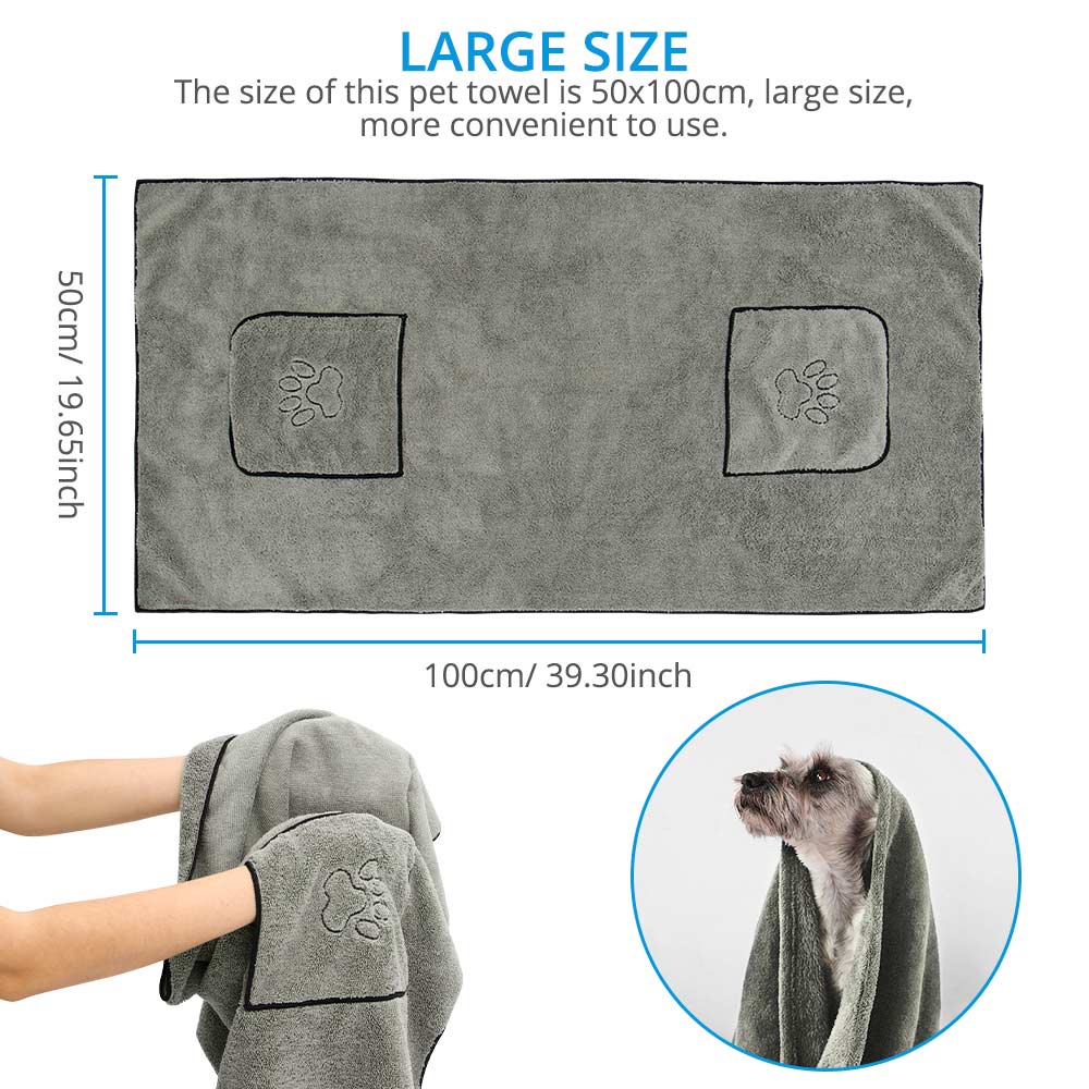 Absorbent Dog Drying Towel