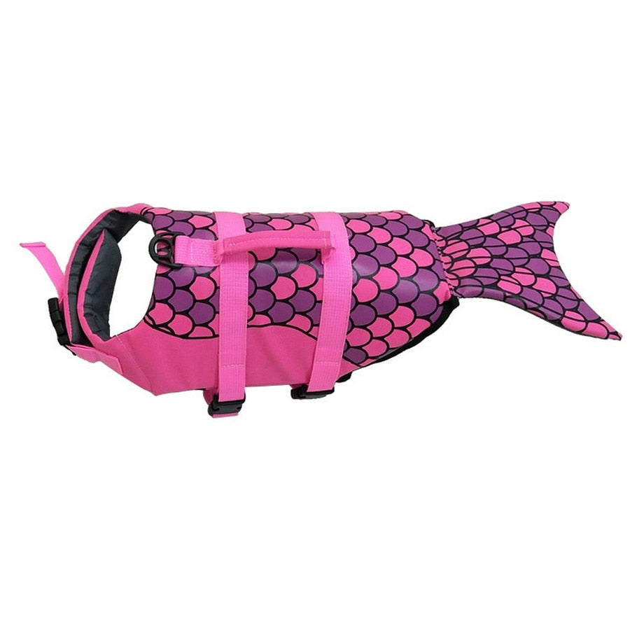 Mermaid or Shark Dog Water Safety Jacket