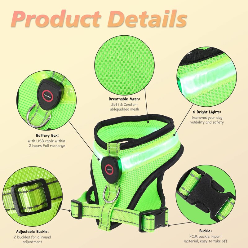 LED Harness (USB Rechargeable)