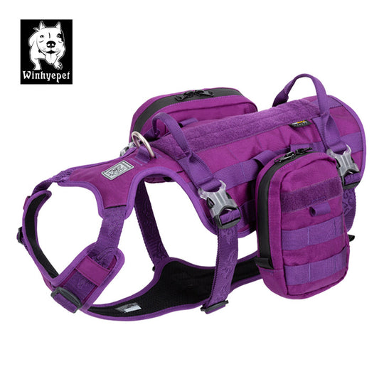 Military Harness - Purple, Large