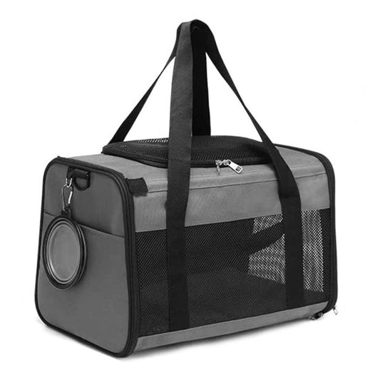 Portable Pet Carrier - Medium, Grey