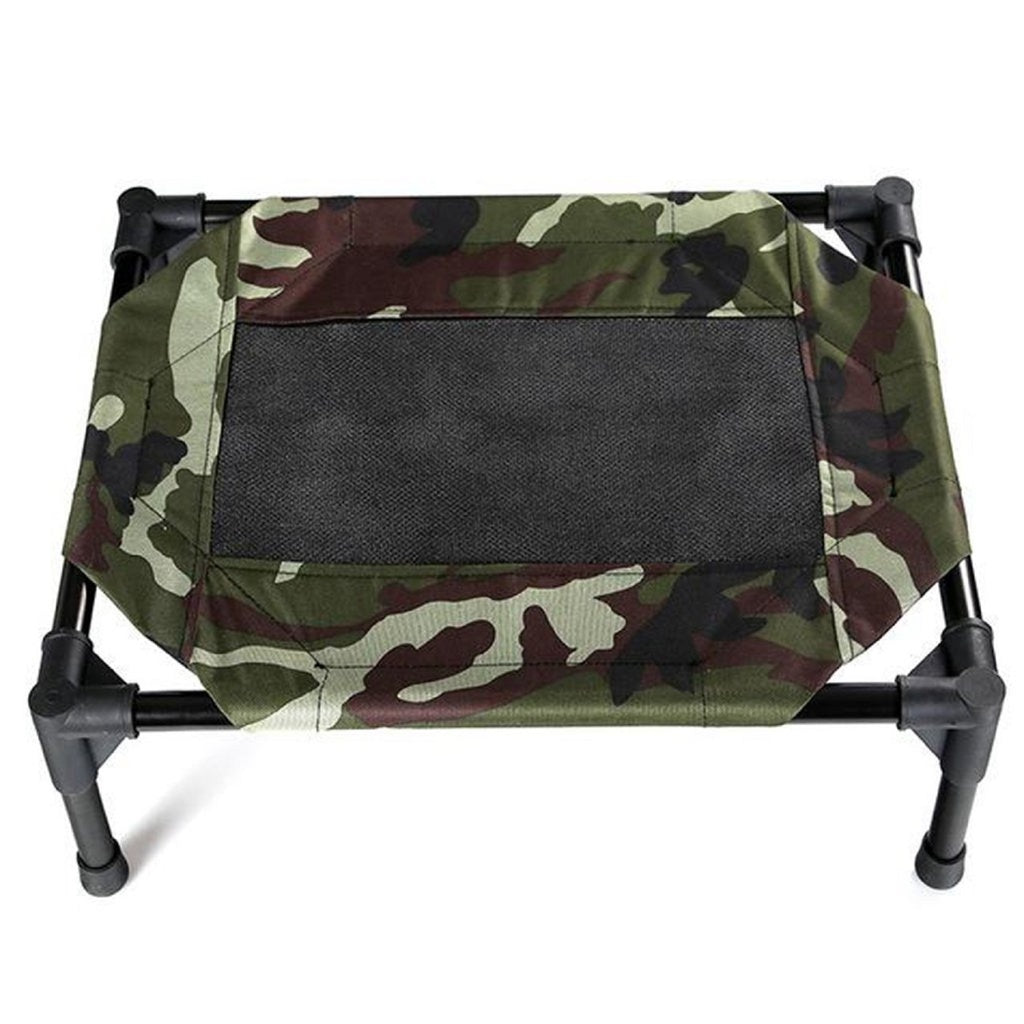 Elevated Camping Bed - Army , Medium