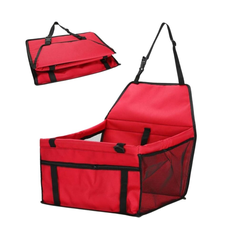 Single Seat Car Pet Carrier - Red