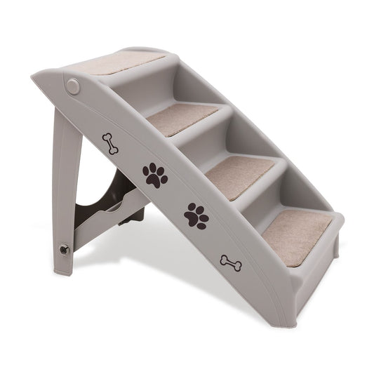 Foldable Step Ladder - Grey, 50cm