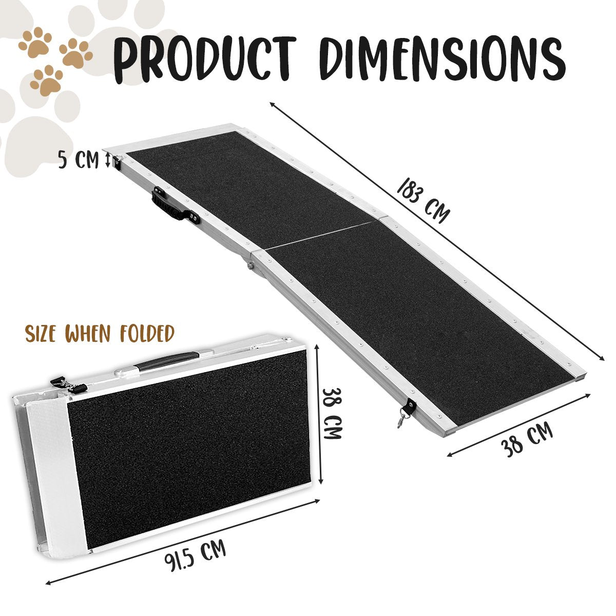 Travel Pet Ramp (Up to 180Kg)